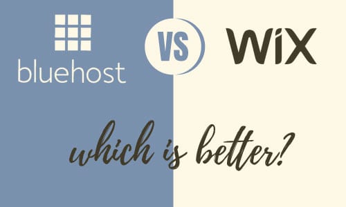 bluehost vs wix