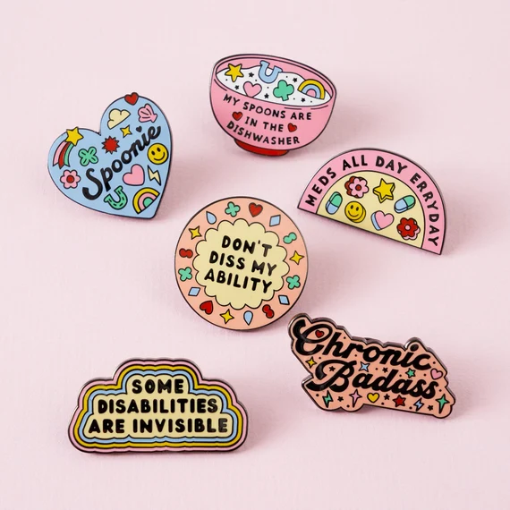 Enamel Chronic Illness Pin